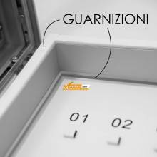 BACHECA PORTA CHIAVI CON SERRATURA 180 POSTI VERTICALE MUSEO NEGOZIO CAMERE