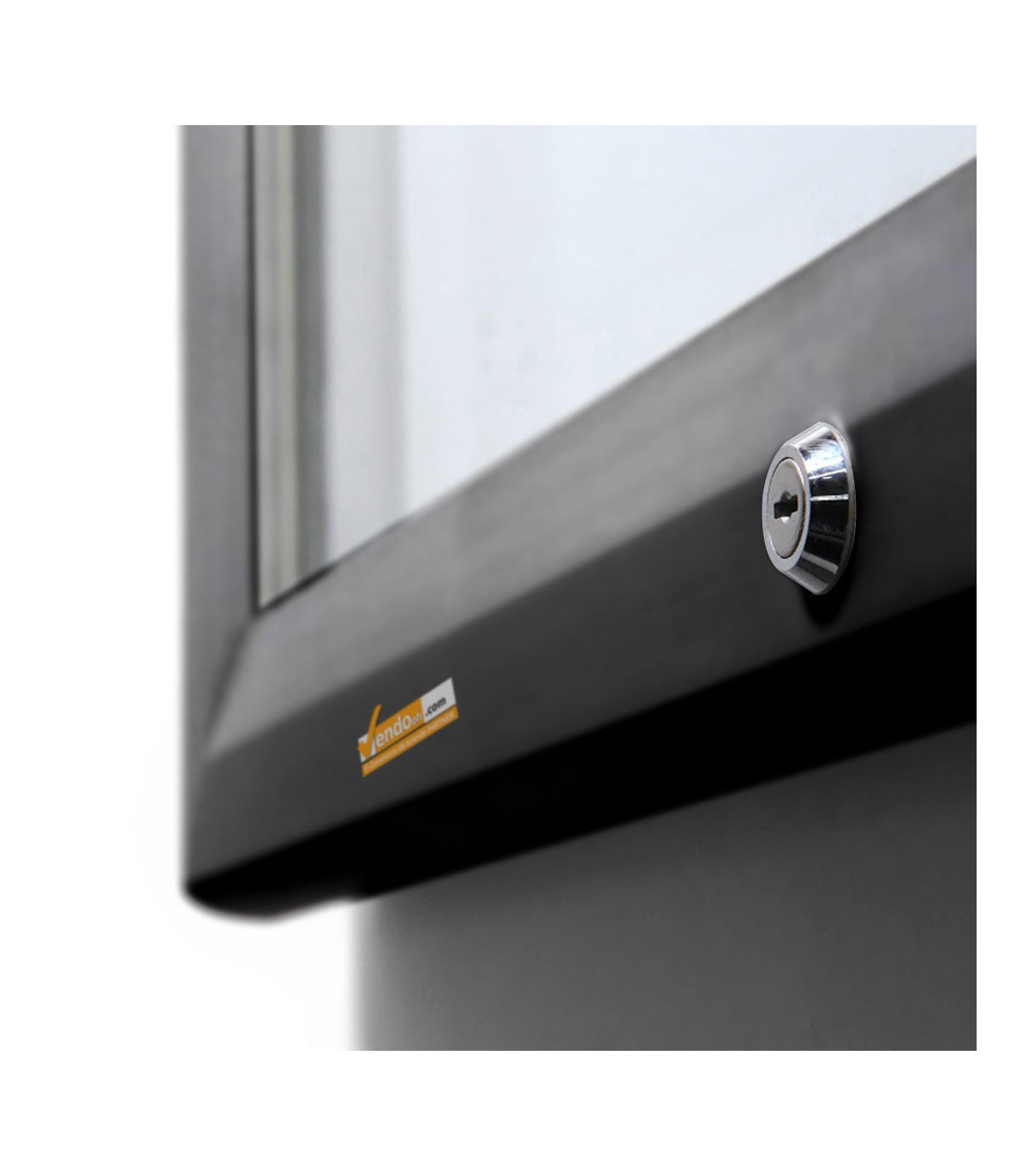 BACHECA PER ESTERNI CERTIFICATA RIBALTA VETRO TEMPRATO VARIE MISURE SERRATURA