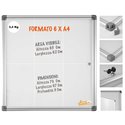 BACHECA MAGNETICA SCRIVIBILE VARIE MISURE PER COMUNICAZIONI PER UFFICIO SCUOLA