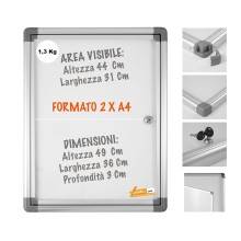 BACHECA MAGNETICA SCRIVIBILE VARIE MISURE PER COMUNICAZIONI PER UFFICIO SCUOLA