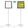 ACCESO SPENTO ESPOSITORE A LEGGIO RETROILLUMINATO A LED A BATTERIA A3 VERTICALE ORIZZONTALE