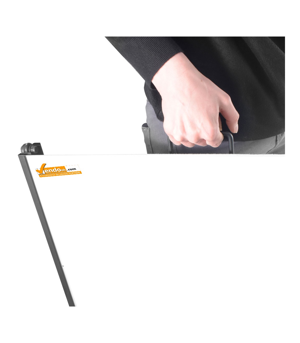 CAVALLETTO PUBBLICITARIO BIFACCIALE ESTERNO INTERNO MARCIAPIEDE GALLERIA 60X90