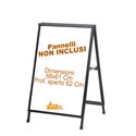 CAVALLETTO PUBBLICITARIO BIFACCIALE ESTERNO INTERNO MARCIAPIEDE GALLERIA 60X80