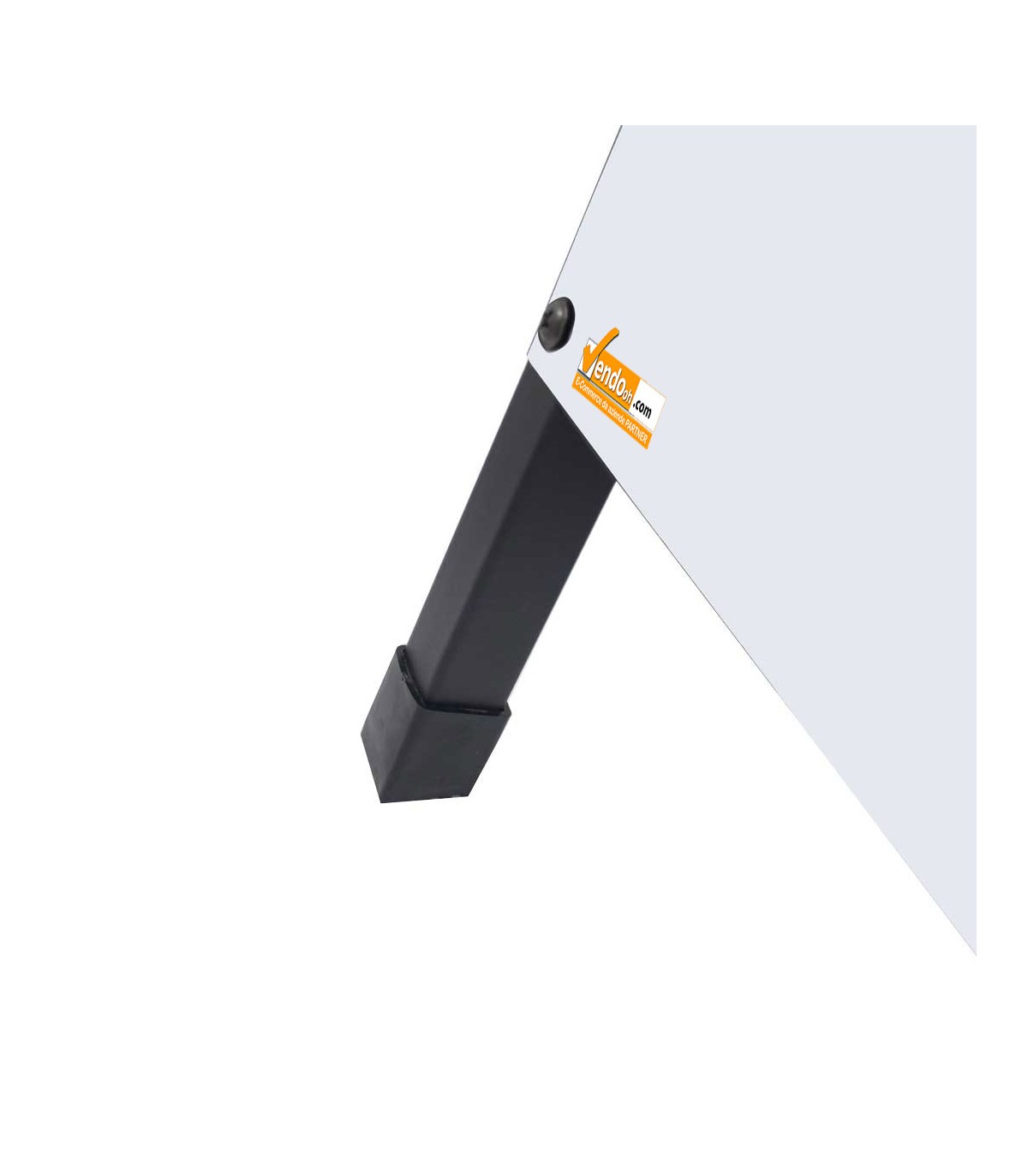 CAVALLETTO PUBBLICITARIO BIFACCIALE PANNELLI BIANCHI MAGNETICI SCRIVIBILI 60X90