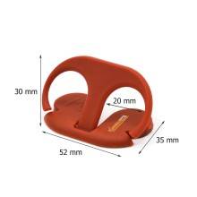 CAVALLETTO PUBBLICITARIO BIFACCIALE PANNELLI NERI MAGNETICI SCRIVIBILI 60X90