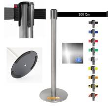 COLONNA COLONNINA NERA A NASTRO TEATRO AEROPORTO SEGNA PERCORSO DELIMITA AREA