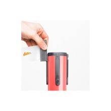 COLONNA COLONNINA NERA A NASTRO TEATRO AEROPORTO SEGNA PERCORSO DELIMITA AREA