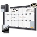 BACHECA PER ESTERNI ILLUMINATA A LED CERTIFICATA VETRO TEMPRATO VARIE MISURE
