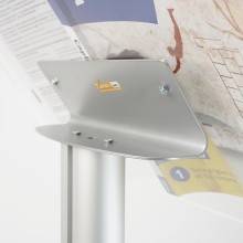 ESPOSITORE LEGGIO IN PLEXIGLASS TRASPARENTE FORMATO A3 DEPLIANT RIVISTE SPARTITO