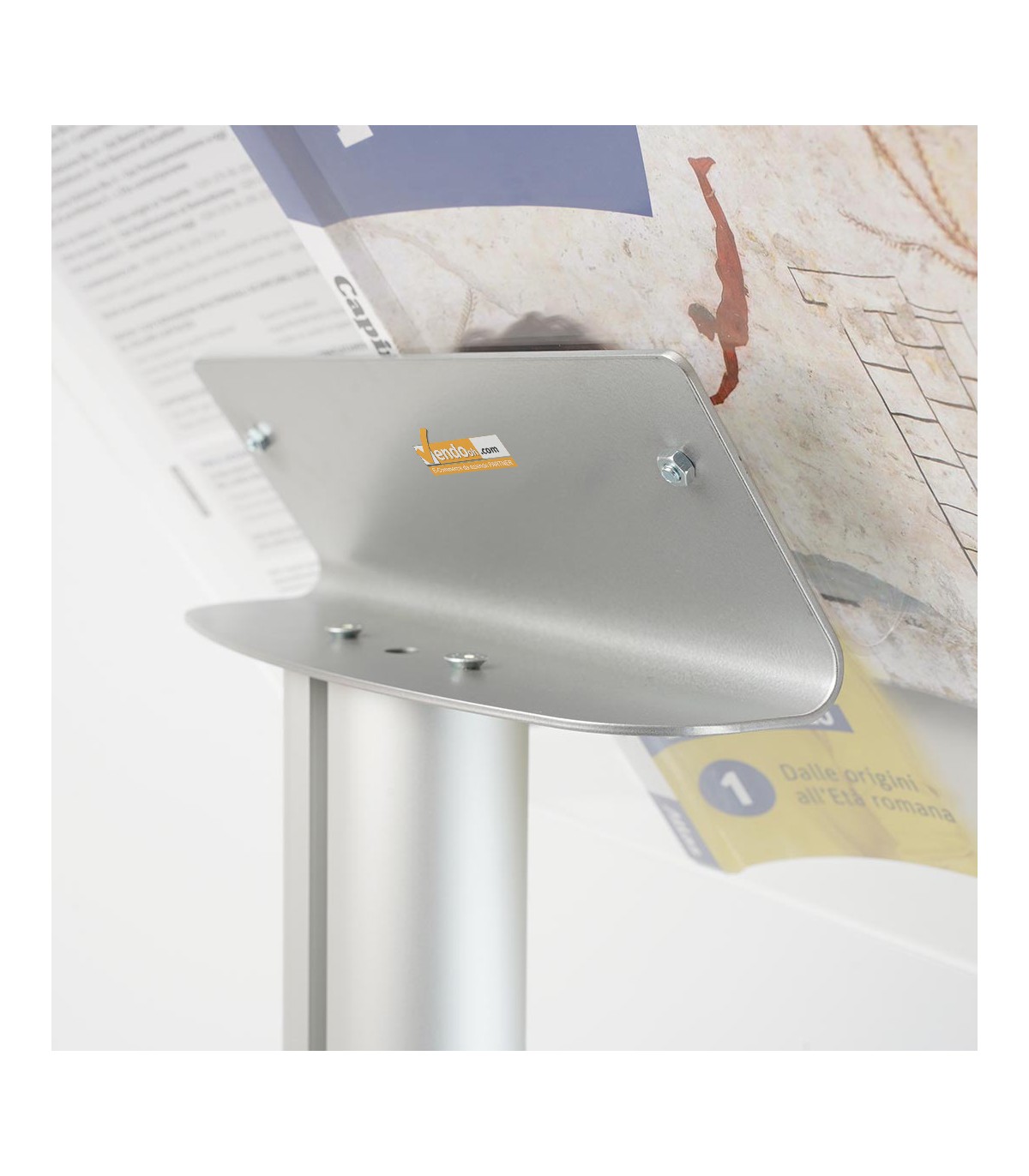 ESPOSITORE LEGGIO IN PLEXIGLASS TRASPARENTE FORMATO A3 DEPLIANT RIVISTE SPARTITO