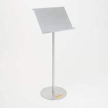 ESPOSITORE PUBBLICITARIO A LEGGIO PORTA LOCANDINE AVVISI DEPLIANT BASE METALLO