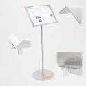 ESPOSITORE A LEGGIO A3 IN METALLO PORTA CATALOGO LIBRO MENU' DEPLIANT SPARTITO