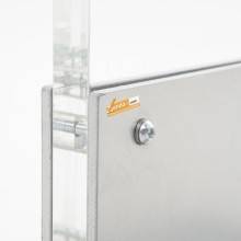 TOTEM DA PAVIMENTO TIS ECO 42X156 BIFACCIALE ESPOSITORE PUBBLICITARIO PANNELLO