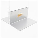 TOTEM TRASPARENTE PAVIMENTO ESPOSITORE PUBBLICITARIO PANNELLO PLEXIGLASS 42X160