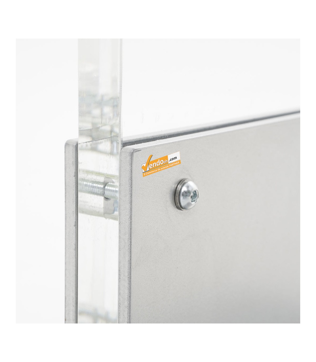 TOTEM TRASPARENTE PAVIMENTO ESPOSITORE PUBBLICITARIO PANNELLO PLEXIGLASS 42X160