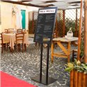 BACHECA ESPOSITORE PORTA MENU DA PAVIMENTO PER ESTERNO FORMATO 4XA4 LOCANDA BAR