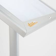 PORTA MENU DA PAVIMENTO ILLUMINATO DA ESTERNO FORMATO 2XA4 BACHECA LUCE LED 220V