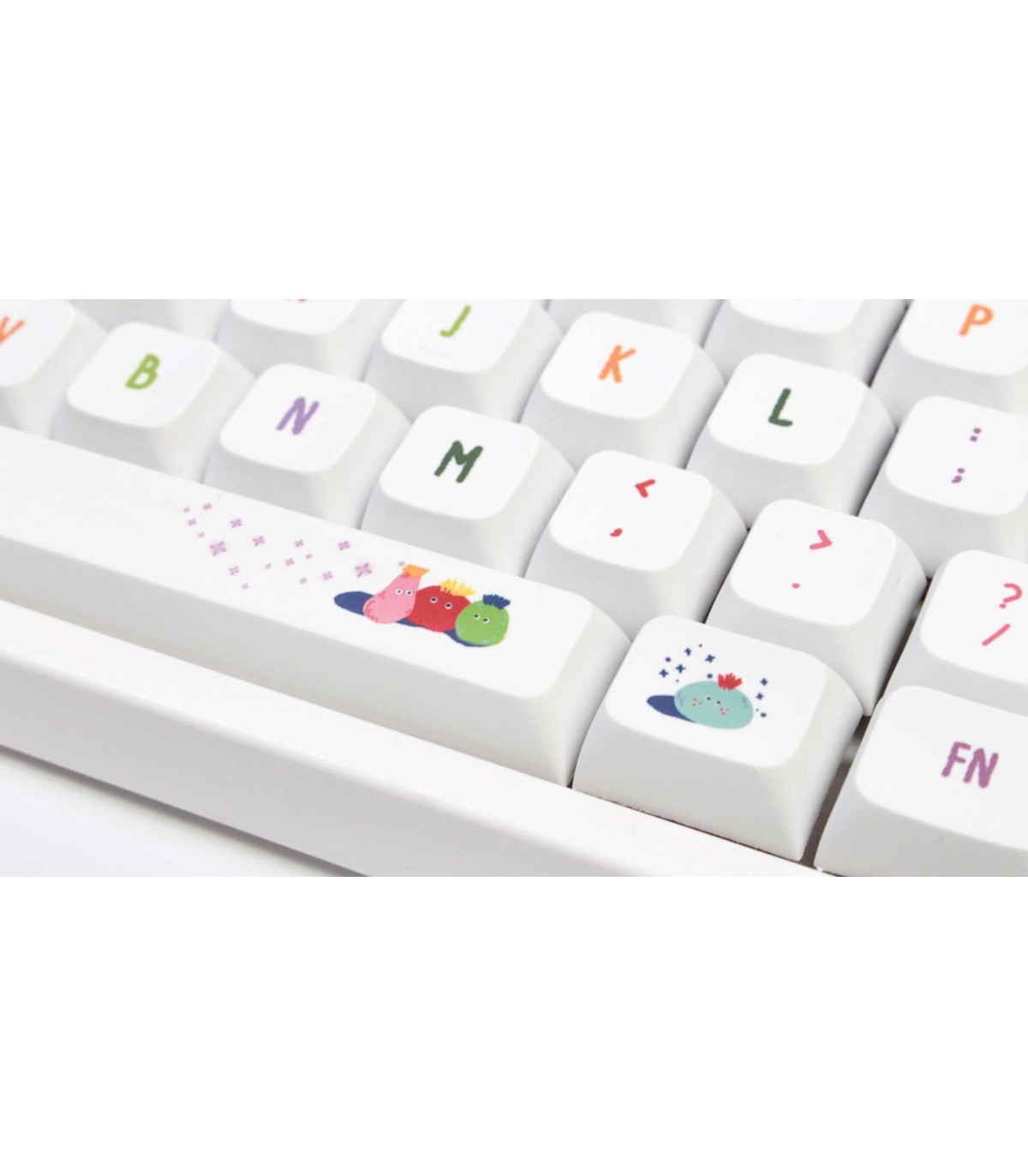 Set 127 tasti Keycaps PBT XDA tastiera meccanica LAYOUT ANSI Summer painting