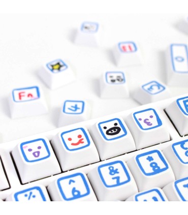 129 tasti Keycaps tastiera meccanica gaming PBT XDA LAYOUT ANSI Hand painted