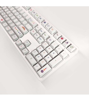 Keycaps 135 tasti per tastiera meccanica LAYOUT ANSI - PBT CHERRY colored pencil