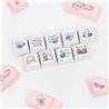 129 Keycaps Pink Rabbit rosa bianco tasti tastiera meccanica LAYOUT ANSI PBT XDA
