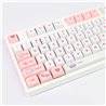 129 Keycaps Pink Rabbit rosa bianco tasti tastiera meccanica LAYOUT ANSI PBT XDA