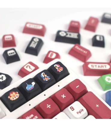 136 Keycaps Family computer Half 5 sided tasti tastiera meccanica ANSI PBT XDA