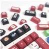 136 Keycaps Family computer Half 5 sided tasti tastiera meccanica ANSI PBT XDA