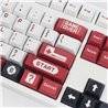 136 Keycaps Family computer Half 5 sided tasti tastiera meccanica ANSI PBT XDA
