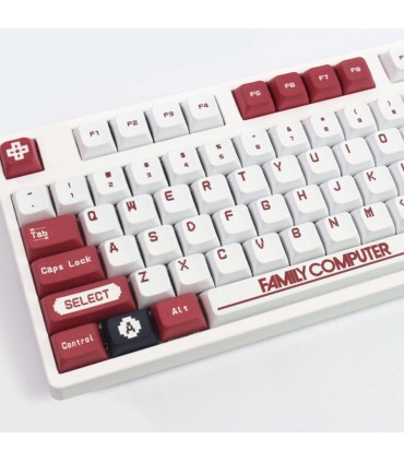 136 Keycaps Family computer Half 5 sided tasti tastiera meccanica ANSI PBT XDA