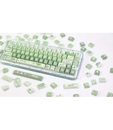 Keycaps Craft Spring Outing 5 sided 133 tasti tastiera meccanica ANSI PBT XDA