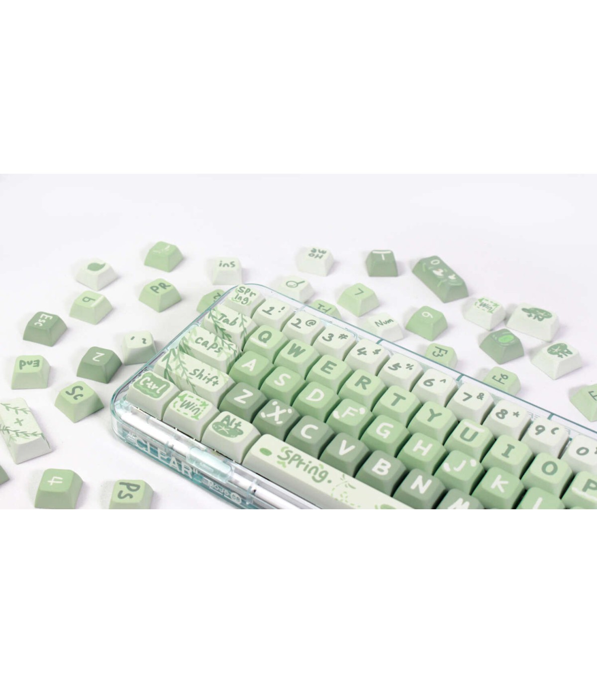 Keycaps Craft Spring Outing 5 sided 133 tasti tastiera meccanica ANSI PBT XDA