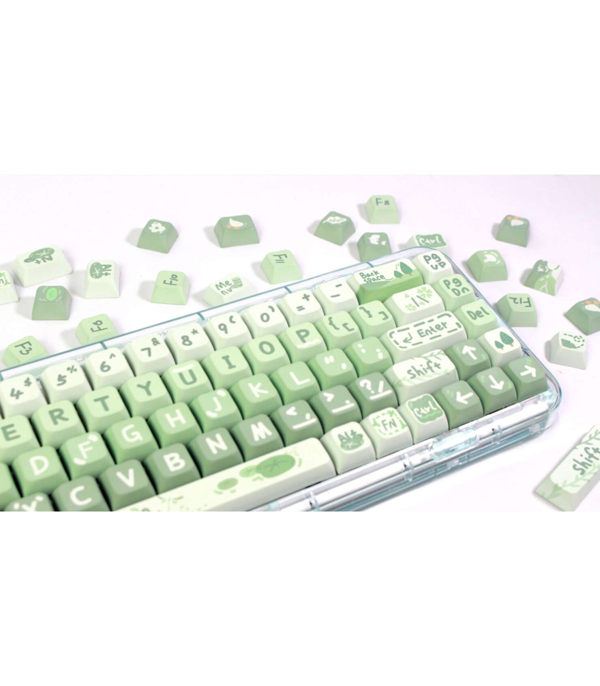 Keycaps Craft Spring Outing 5 sided 133 tasti tastiera meccanica ANSI PBT XDA