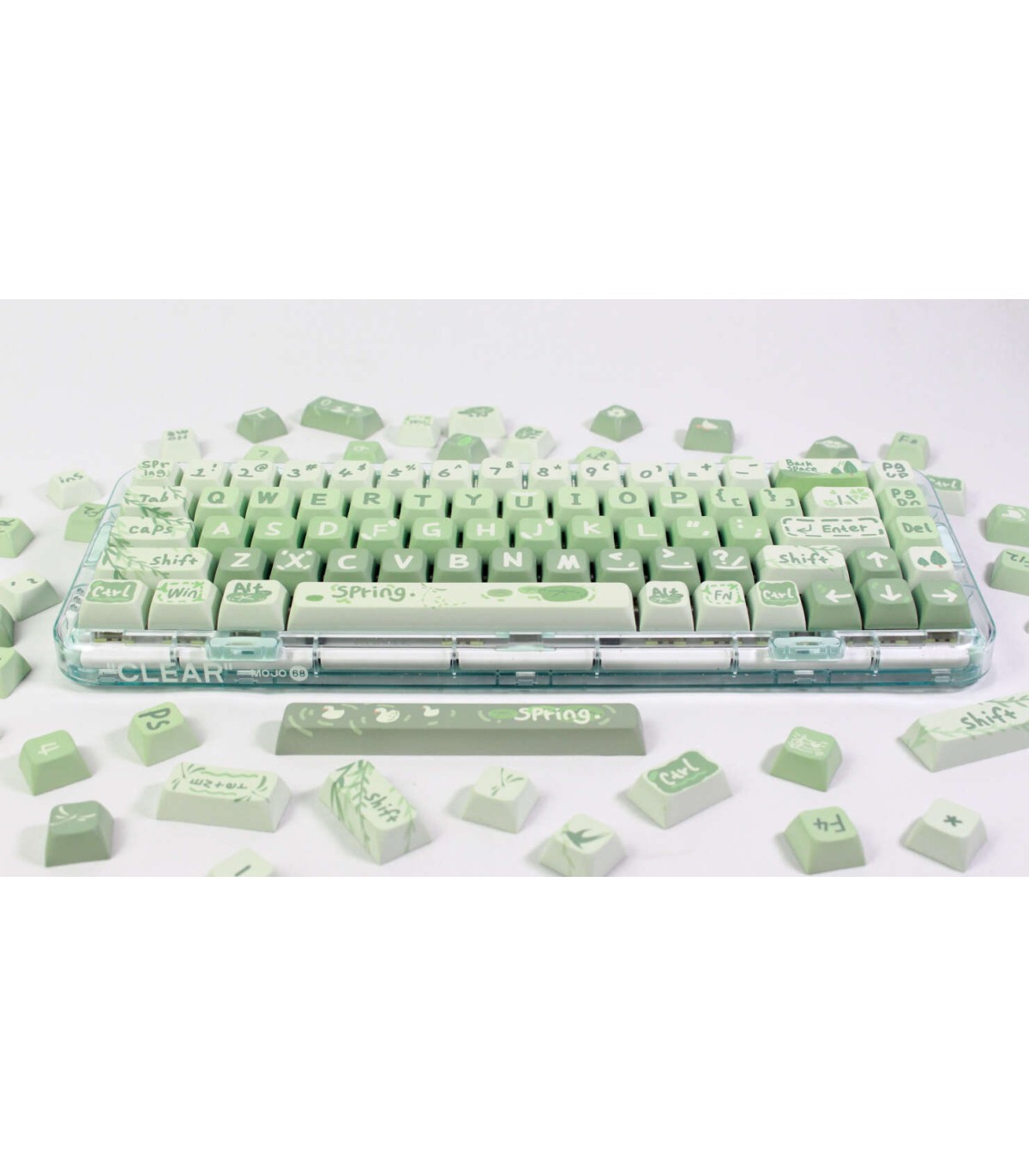 Keycaps Craft Spring Outing 5 sided 133 tasti tastiera meccanica ANSI PBT XDA