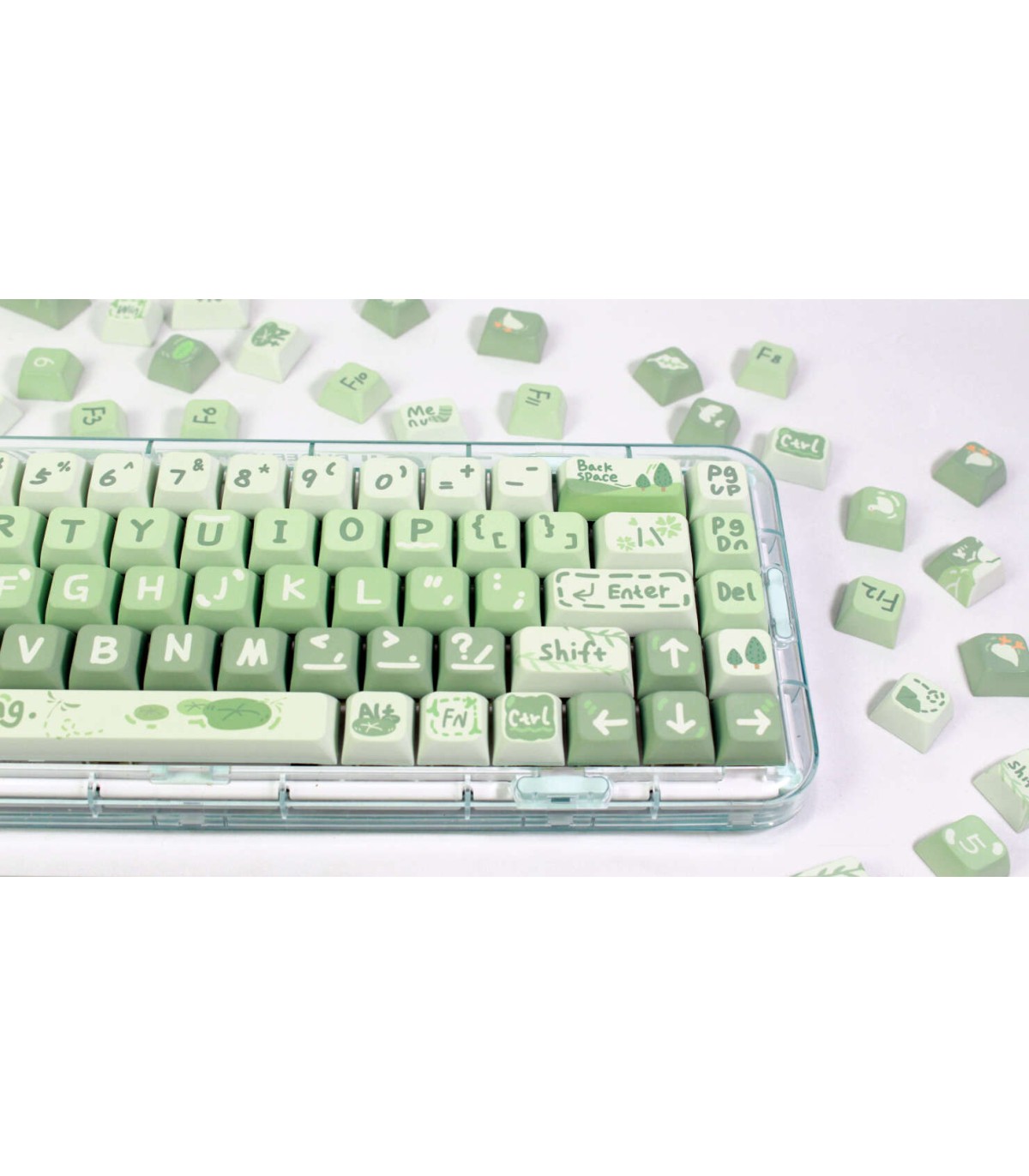 Set 133 Keycaps Spring Outing 5 sided PBT XDA