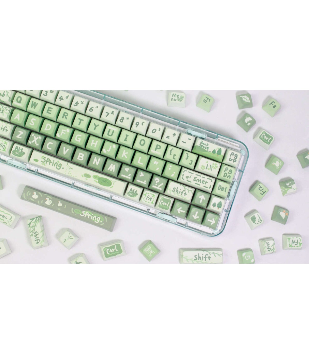 Keycaps Craft Spring Outing 5 sided 133 tasti tastiera meccanica ANSI PBT XDA