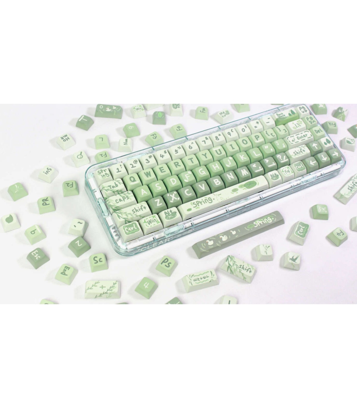 Keycaps Craft Spring Outing 5 sided 133 tasti tastiera meccanica ANSI PBT XDA