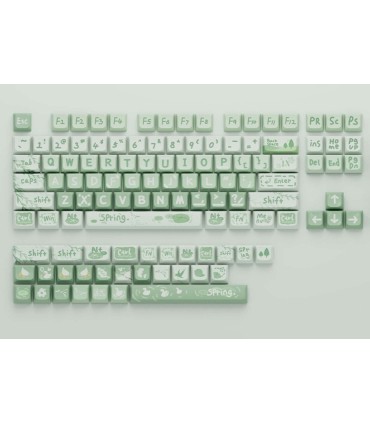 Keycaps Craft Spring Outing 5 sided 133 tasti tastiera meccanica ANSI PBT XDA