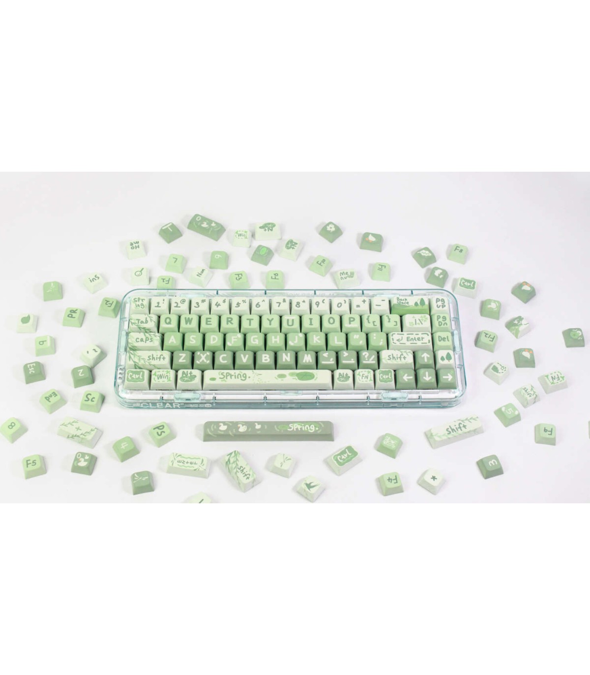 Set 133 Keycaps Spring Outing 5 sided PBT XDA