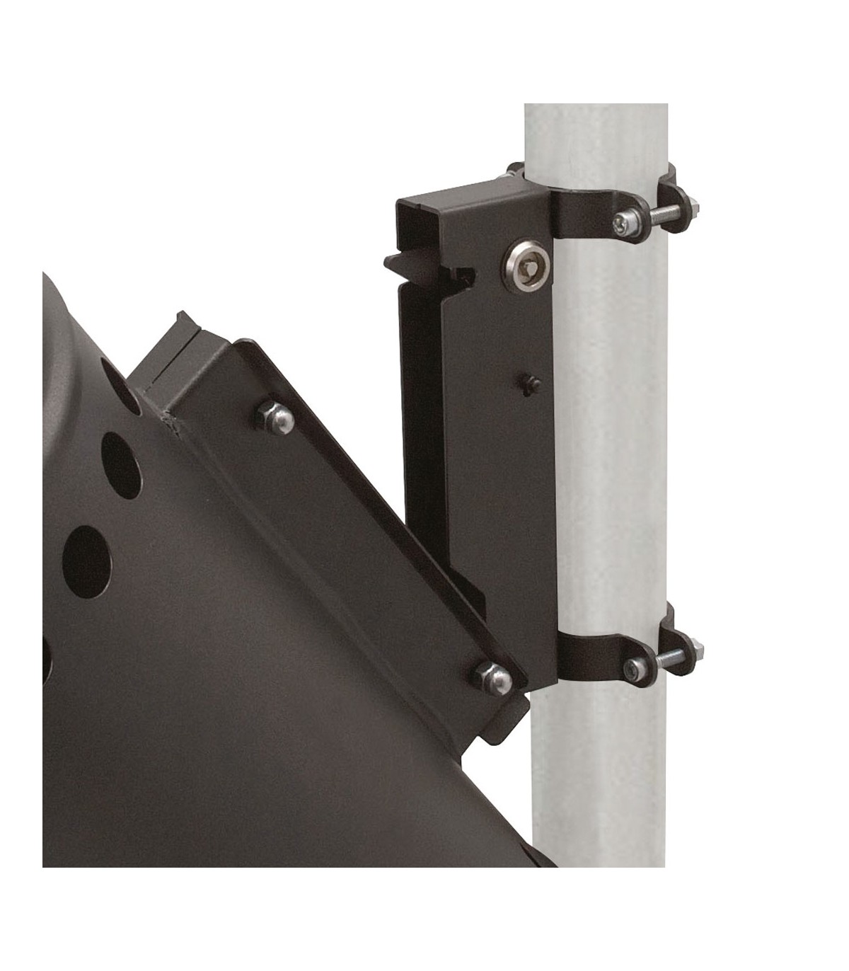 CESTINO IN METALLO PER ESTERNO DA FISSARE AL PALO BIDONE DA GIARDINO PARCO PRATO