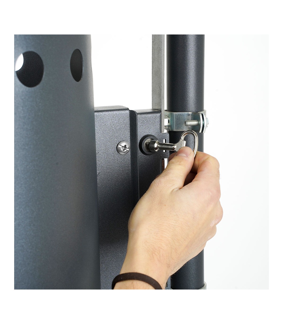 CESTINO IN METALLO CILINDRICO ROTONDO GETTACARTE GETTA CARTA DA INTERNO ESTERNO