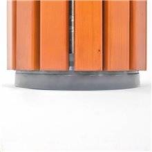 CESTINO IN METALLO CILINDRICO ROTONDO GETTACARTE GETTA CARTA DA INTERNO ESTERNO