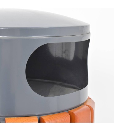 CESTINO IN METALLO CILINDRICO ROTONDO GETTACARTE GETTA CARTA DA INTERNO ESTERNO