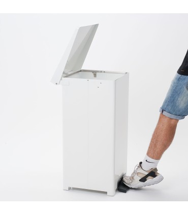 CESTINO IN METALLO CILINDRICO ROTONDO GETTACARTE GETTA CARTA DA INTERNO ESTERNO