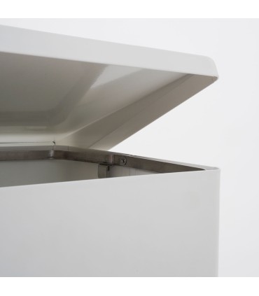 CESTINO IN METALLO CILINDRICO ROTONDO GETTACARTE GETTA CARTA DA INTERNO ESTERNO