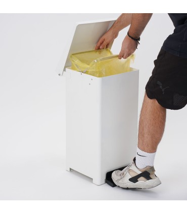 CESTINO IN METALLO CILINDRICO ROTONDO GETTACARTE GETTA CARTA DA INTERNO ESTERNO