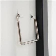 BIDONE CESTINO PATTUMIERA IN METALLO BIANCO APERTURA A PEDALE CAPACITA' 42 LITRI