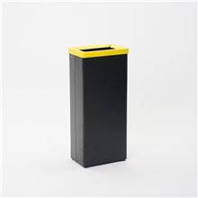 CESTINO IN METALLO CILINDRICO ROTONDO GETTACARTE GETTA CARTA DA INTERNO ESTERNO