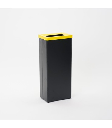 CESTINO IN METALLO CILINDRICO ROTONDO GETTACARTE GETTA CARTA DA INTERNO ESTERNO