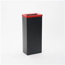 CESTINO IN METALLO CILINDRICO ROTONDO GETTACARTE GETTA CARTA DA INTERNO ESTERNO